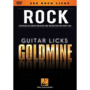 Hal Leonard 200 Rock Licks - Guitar Licks Goldmine DVD Series