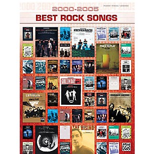 Alfred 2000-2005 Best Rock Songs (2000-2005 Best Songs) Piano/Vocal/Guitar Songbook Series Softcover