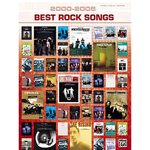 Alfred 2000-2005 Best Rock Songs Piano, Vocal, Guitar Songbook