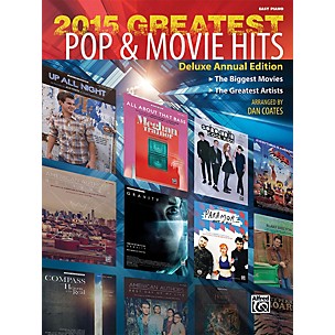 Alfred 2015 Greatest Pop & Movie Hits Easy Piano Book