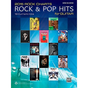 Alfred 2015 Rock Charts: Rock & Pop Hits for Guitar - Guitar TAB Edition Songbook