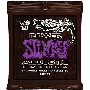 Ernie Ball 2144 Power Slinky Phosphor Bronze Acoustic Guitar Strings