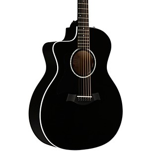 Taylor 214ce BLK Plus Grand Auditorium Left-Handed Acoustic-Electric Guitar