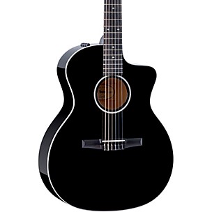 Taylor 214ce-N DLX Special Edition Grand Auditorium Nylon-String Acoustic-Electric Guitar