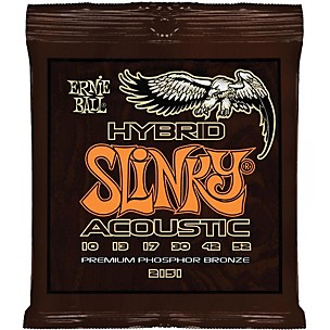 Ernie Ball 2151 Hybrid Slinky Acoustic Guitar Strings