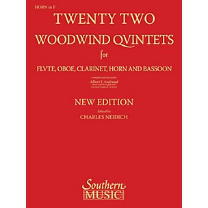 Southern 22 Woodwind Quintets - New Edition (Horn Part) Southern Music Series Arranged by Albert Andraud