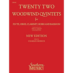 Southern 22 Woodwind Quintets - New Edition (Oboe Part) Southern Music Series Arranged by Albert Andraud