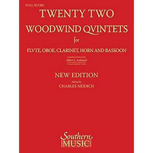 Southern 22 Woodwind Quintets - New Edition (Woodwind Quintet) Southern Music Series Softcover