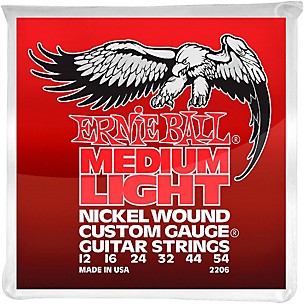 Ernie Ball 2206 Nickel Wound Medium Light Slinky Electric Guitar Strings