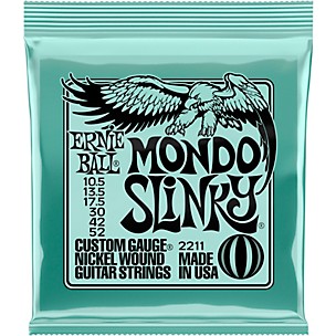 Ernie Ball 2211 Mondo Slinky (10.5-52) Nickel Wound Electric Guitar Strings