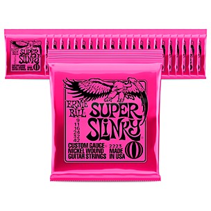 Ernie Ball 2223 Nickel Regular Slinky Electric Guitar Strings - 24 Pack