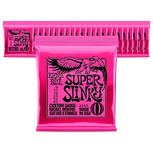 Ernie Ball 2223 Nickel Regular Slinky Electric Guitar Strings 24-Pack