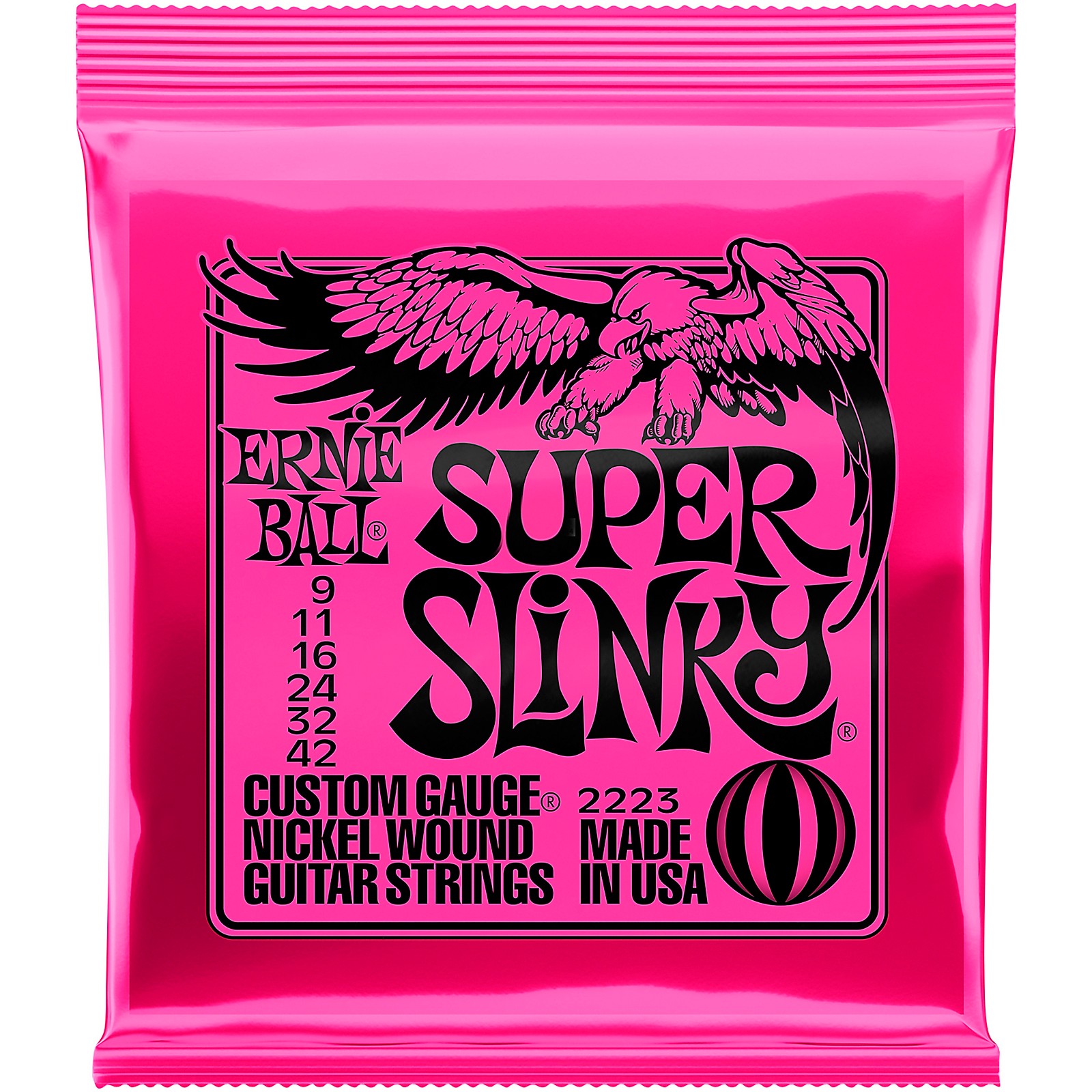 Ernie Ball 2223 Super Slinky Nickel Wound Electric Guitar Strings