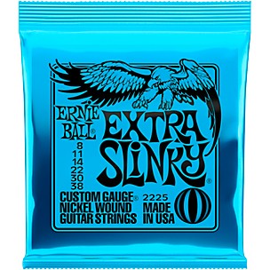 Ernie Ball 2225 Nickel Extra Slinky Electric Guitar Strings