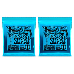 Ernie Ball 2225 Nickel Wound Extra Slinky Electric Guitar Strings 2-Pack