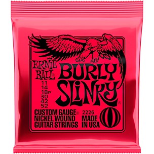 Ernie Ball 2226 Burly Slinky Nickel Wound Electric Guitar Strings (11-52)