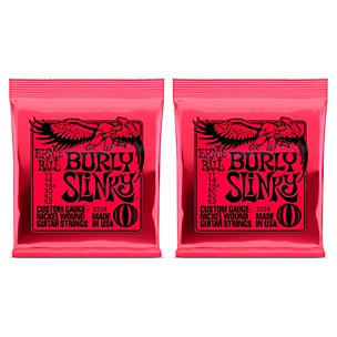 Ernie Ball 2226 Ernie Ball Burly Slinky Nickel Wound Electric Guitar Strings 2-Pack