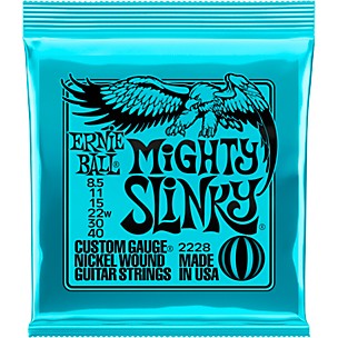 Ernie Ball 2228 Mighty Slinky (8.5-40) Nickel Wound Electric Guitar Strings