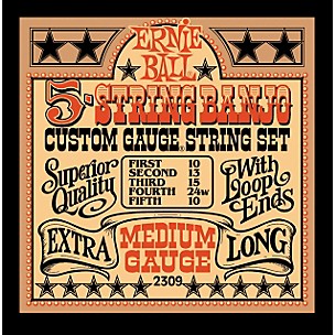 Ernie Ball 2309 Medium Gauge 5-String Banjo Strings