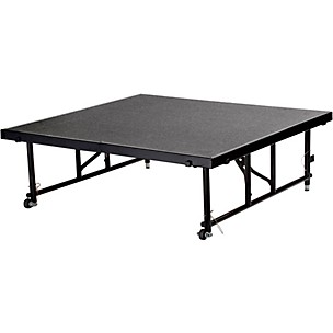 National Public Seating 24"-32" Height Adjustable 4' x 4' TransFix Stage Platform