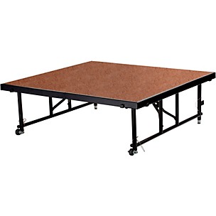 National Public Seating 24"-32" Height Adjustable 4' x 4' TransFix Stage Platform