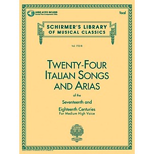 Hal Leonard 24 Italian Songs and Arias of the 17th and 18th Centuries