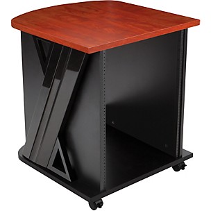 Studio Trends 24" Side Car Studio Rack With 12 RU Rack - Cherry