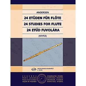 Editio Musica Budapest 24 Studies for Flute, Op. 15 EMB Series by Carl Joachim Andersen