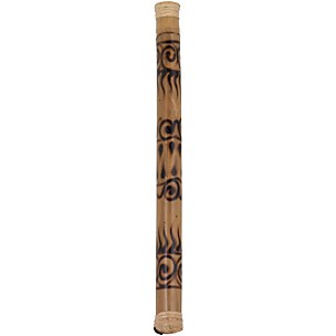 Pearl 24 in. Bamboo Rainstick in Hand-Painted Rhythm Water Finish