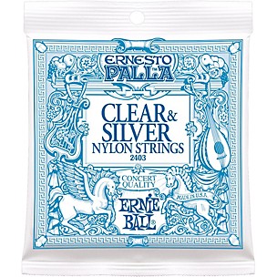 Ernie Ball 2403 Ernesto Palla Nylon Clear and Silver Classical Acoustic Guitar Strings