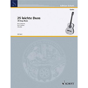 Schott 25 Easy Guitar Duets (Performance Score) Schott Series