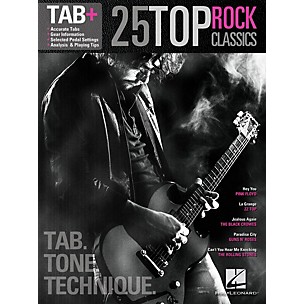 Hal Leonard 25 Top Rock Classics - Tab. Tone. Technique. (Tab+)