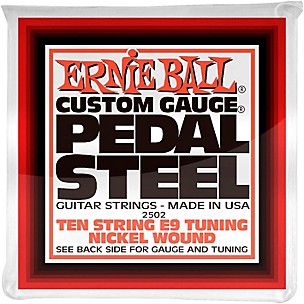 Ernie Ball 2502 10-String E9 Pedal Steel Guitar Strings