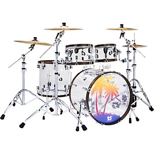 PDP by DW 25th Anniversary Clear Acrylic 4-Piece Shell Pack