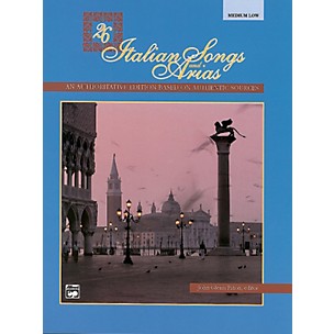 Alfred 26 Italian Songs and Arias Book (Medium Low)