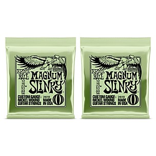 Ernie Ball 2618 Magnum Slinky Nickel Wound Electric Guitar Strings 2-Pack