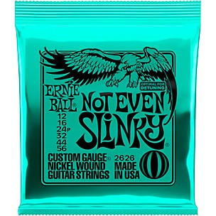 Ernie Ball 2626 Nickel Not Even Slinky Drop Tuning Electric Guitar Strings