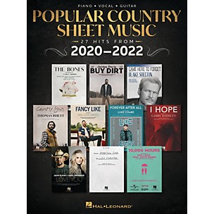 Hal Leonard 27 Country Hits From 2020-2022 Piano/Vocal/Guitar Songbook