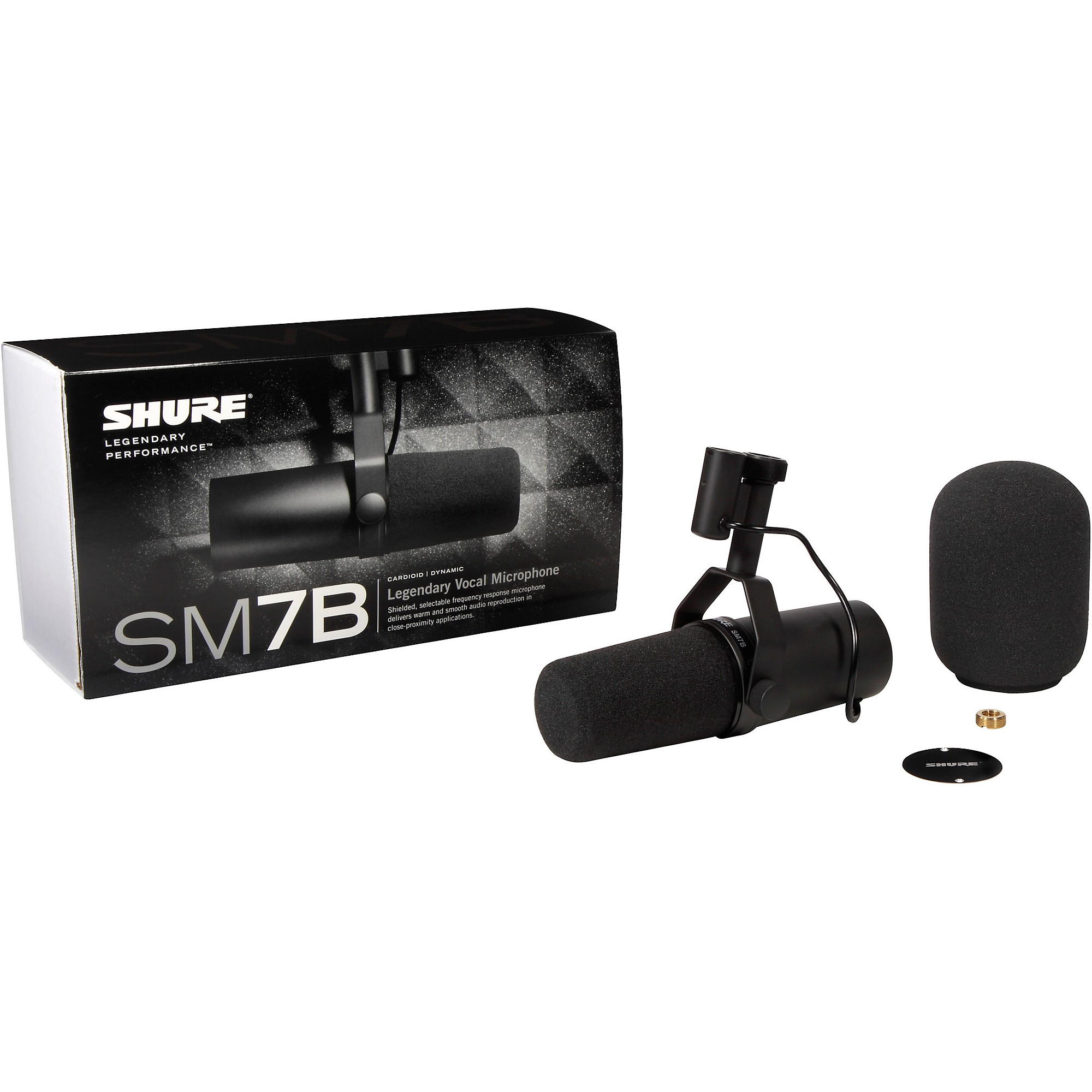 Shure SM7B Cardioid Dynamic Microphone | Music & Arts