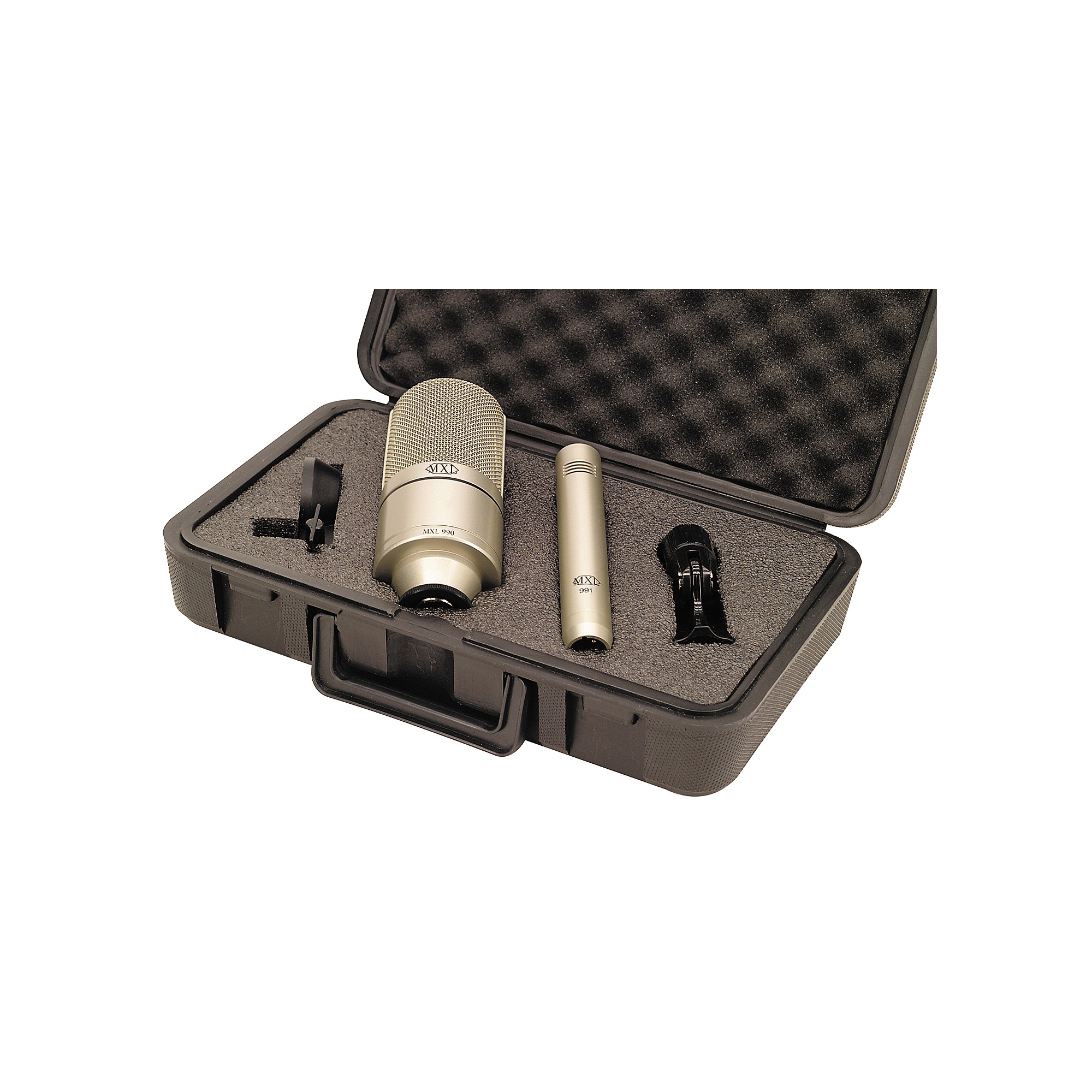 MXL 990/991 Large- and Small-Diaphragm Condenser Microphone Bundle