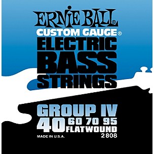 Ernie Ball 2808 Flat Wound Group IV Electric Bass Strings