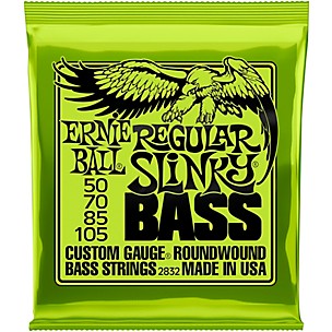 Ernie Ball 2832 Regular Slinky Round Wound Bass Strings