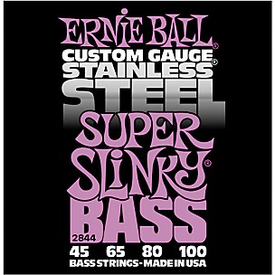Ernie Ball 2844 Super Slinky Stainless Steel Bass Strings