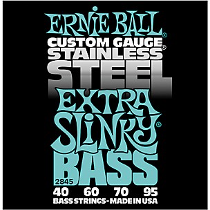 Ernie Ball 2845 Extra Slinky Stainless Steel Bass Strings