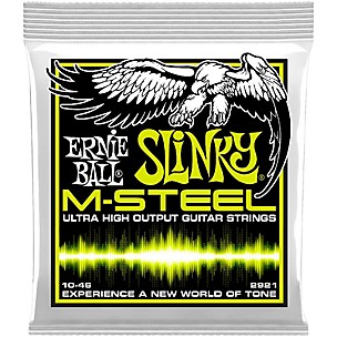 Ernie Ball 2921 M-Steel Regular Slinky Electric Guitar Strings