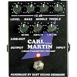 Carl Martin 3-Band Parametric EQ/Pre-amp