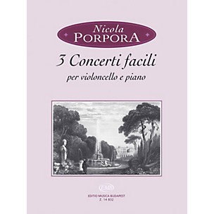 Editio Musica Budapest 3 Concerti Facili (Cello and Piano) EMB Series Softcover