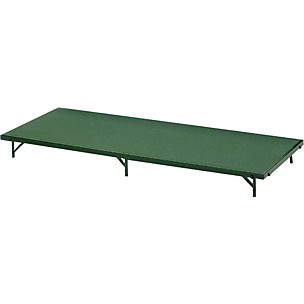 Midwest Folding Products 3' Deep X 6' Wide Single Height Portable Stage & Seated Riser