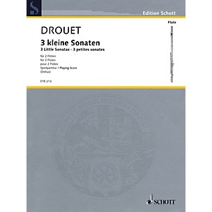 Hal Leonard 3 Little Sonatas (Performance Score) Schott Series Softcover Composed by Louis Drouet