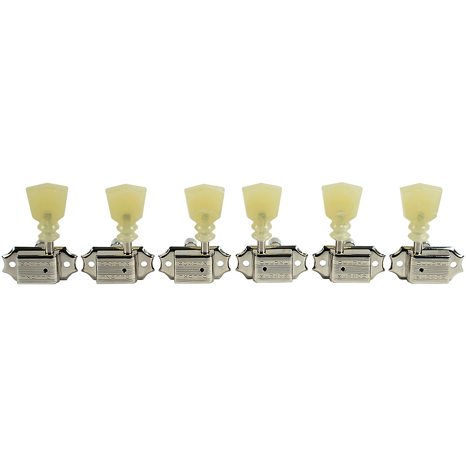Kluson 3 Per Side Locking Deluxe Series Pearl Double Ring Tuning